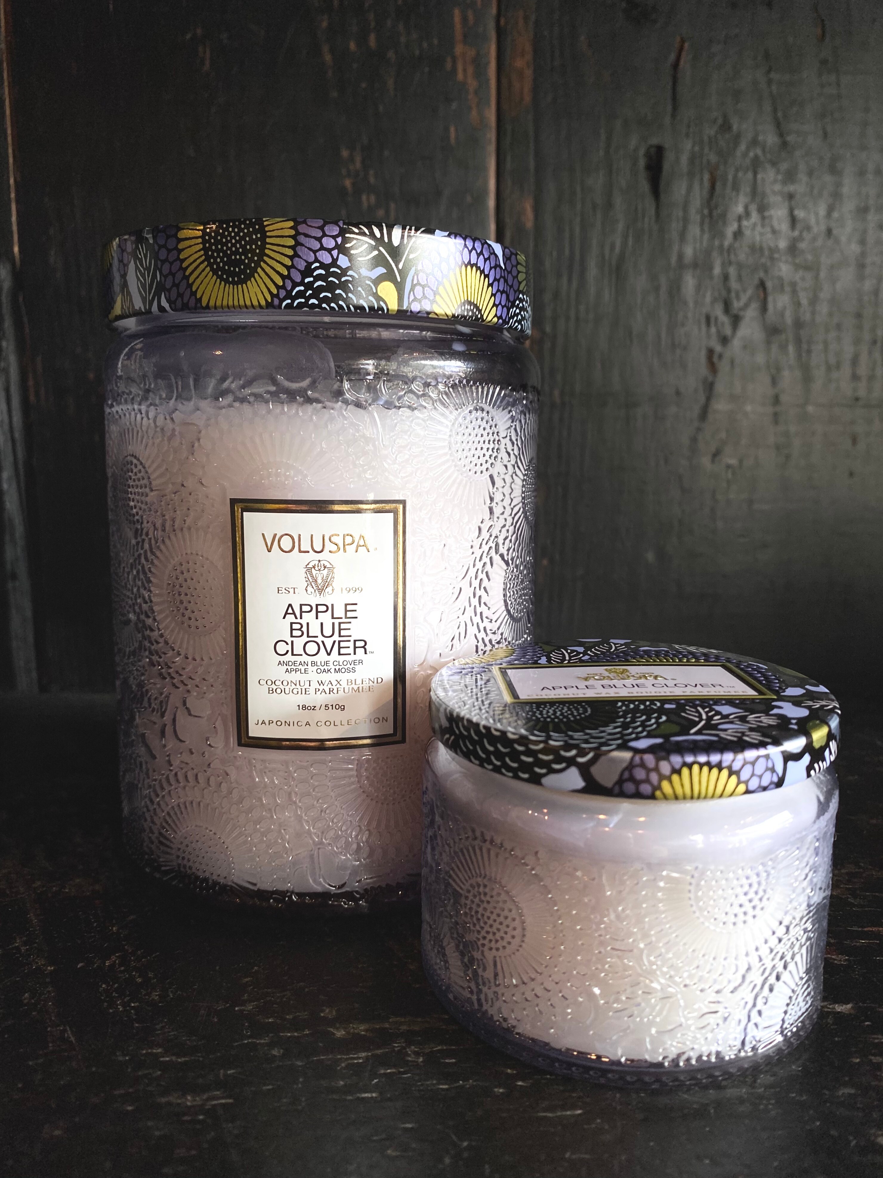 Voluspa Candle - Apple Blue Clover